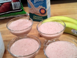 Strawberry & Banana Protein "Ice Cream"