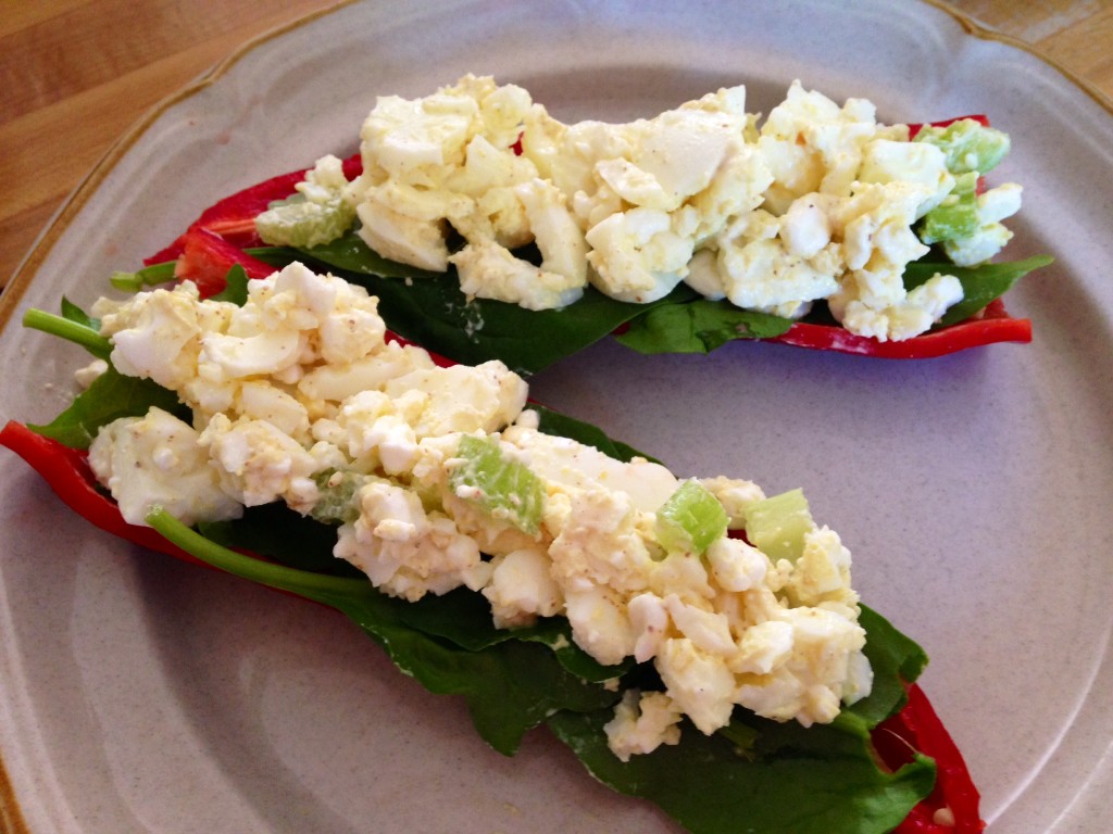 Egg Salad Stuffed Peppers Simply Made