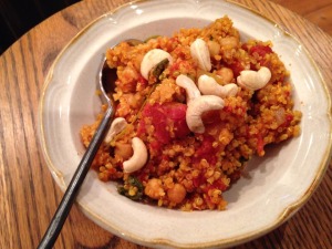 One Pot Curried Chickpea Quinoa Stew 1