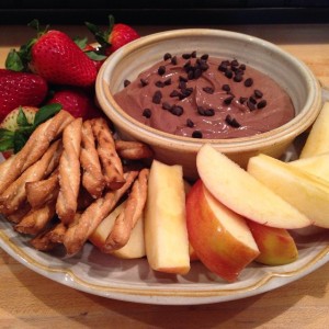 Chocolately Chocolate Chip Yogurt Dip