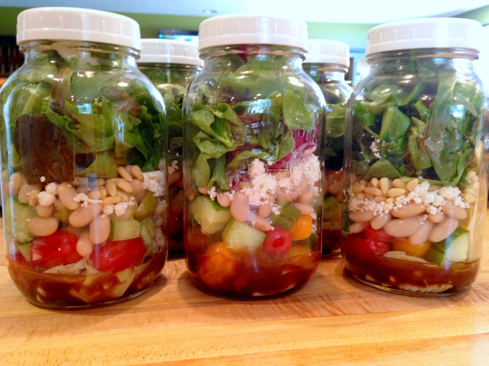 Mediterranean Salad In A Jar Simply Made